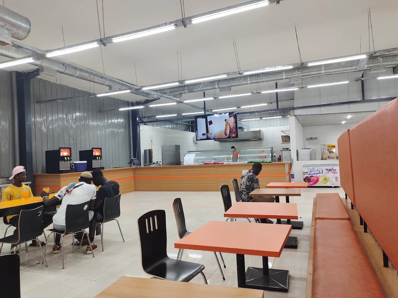 Limitless Mart fast food and restaurant section — managed with RetailWings POS